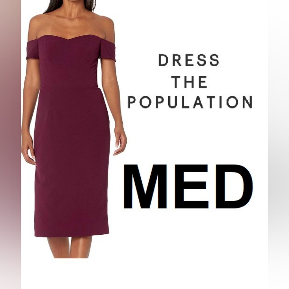 Dress The Population Bailey Off The Shoulder Sweetheart Bodycon Dress